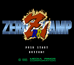 Zero 4 Champ RR-Z (Japan) Title Screen